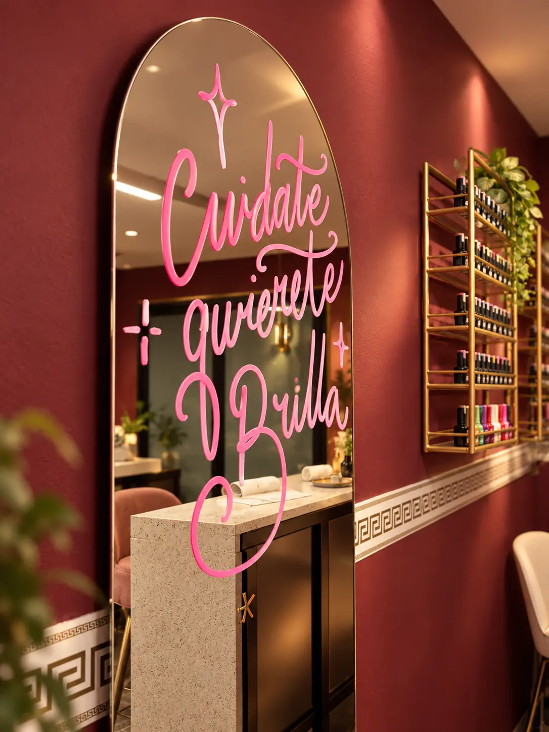 Interior real de A Natural body & spa